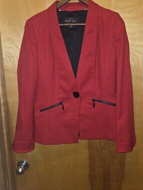 Mary Kay red blazer - size small